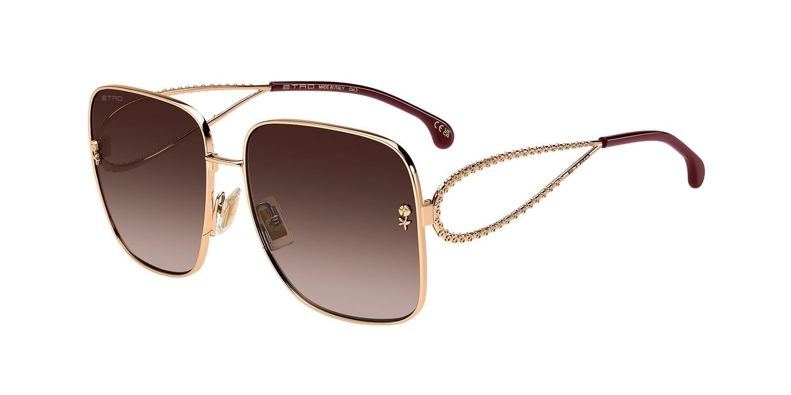 Etro 0070/S Gold Kare Kadın Güneş Gözlüğü