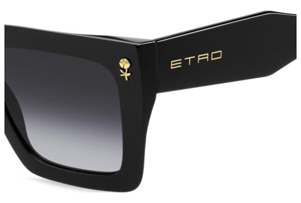 Etro 0089/S Kare Siyah Kadın Güneş Gözlüğü