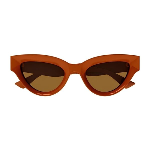 Bottega Veneta BV 1249S Cat Eye Turuncu Kadın Güneş Gözlüğü