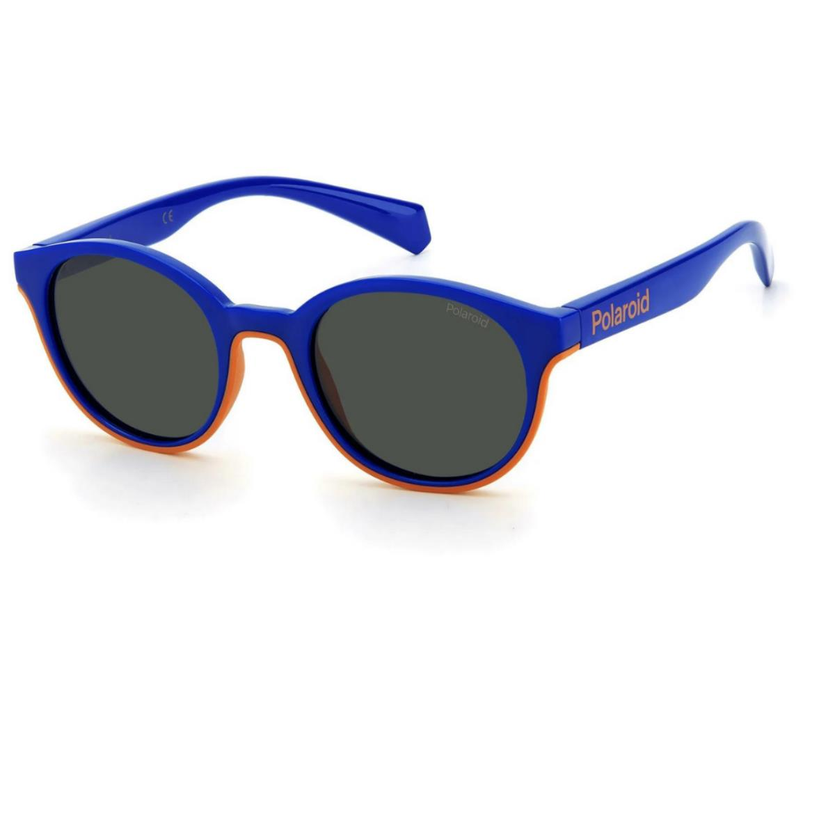 Polaroid Kids Pld 8040/S Mavi Yuvarlak Çocuk Güneş Gözlüğü