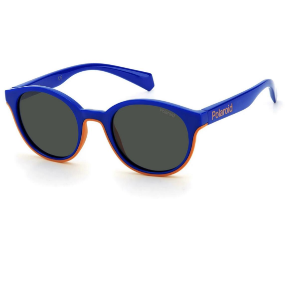 Polaroid Kids Pld 8040/S Mavi Yuvarlak Çocuk Güneş Gözlüğü