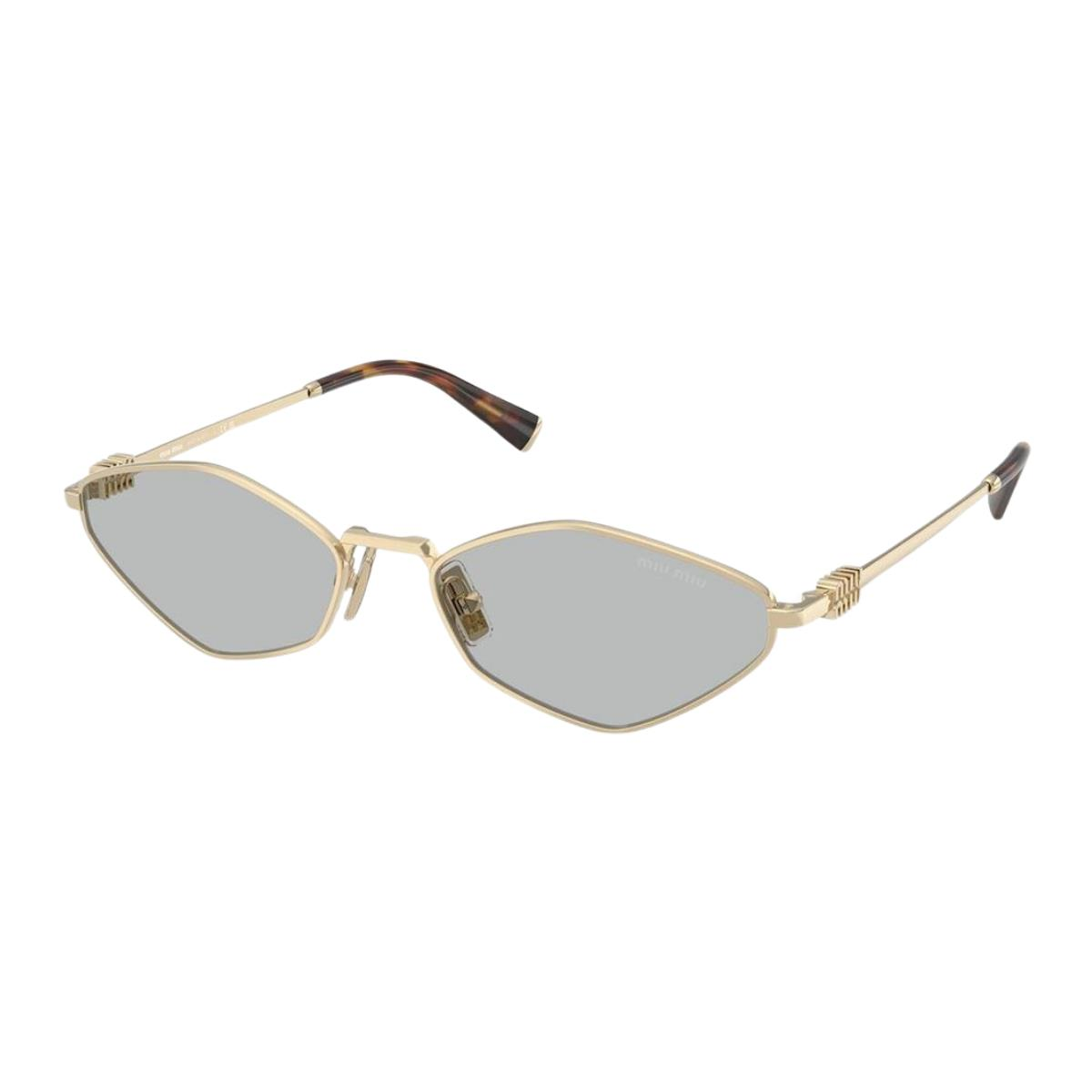 Miu Miu 0Mu 056zs Gold Geometrik Kadın Güneş Gözlüğü
