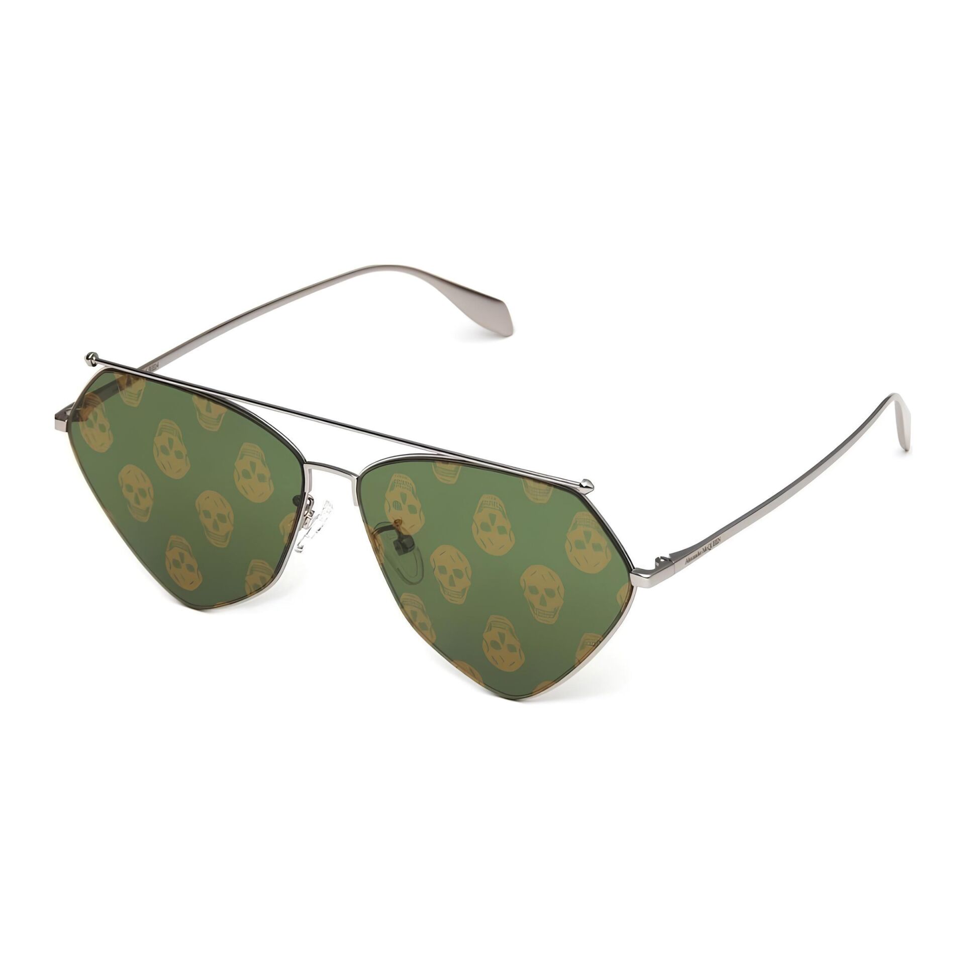 Alexander Mcqueen Am0317S Geometrik Unisex Güneş Gözlüğü