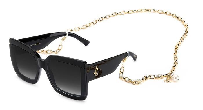 Jimmy Choo Renee/N/S Kelebek Siyah Kadın Güneş Gözlüğü