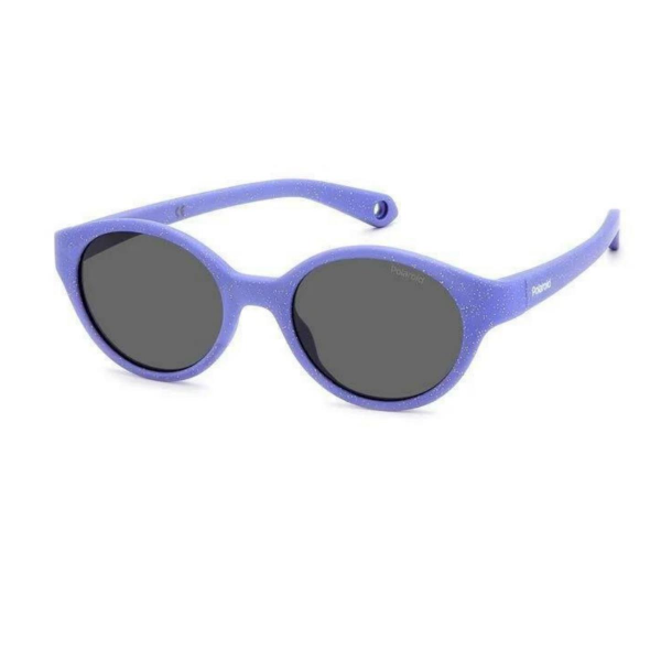 Polaroid Kids Pld K007/S Yuvarlak Menekşe Çocuk Güneş Gözlüğü