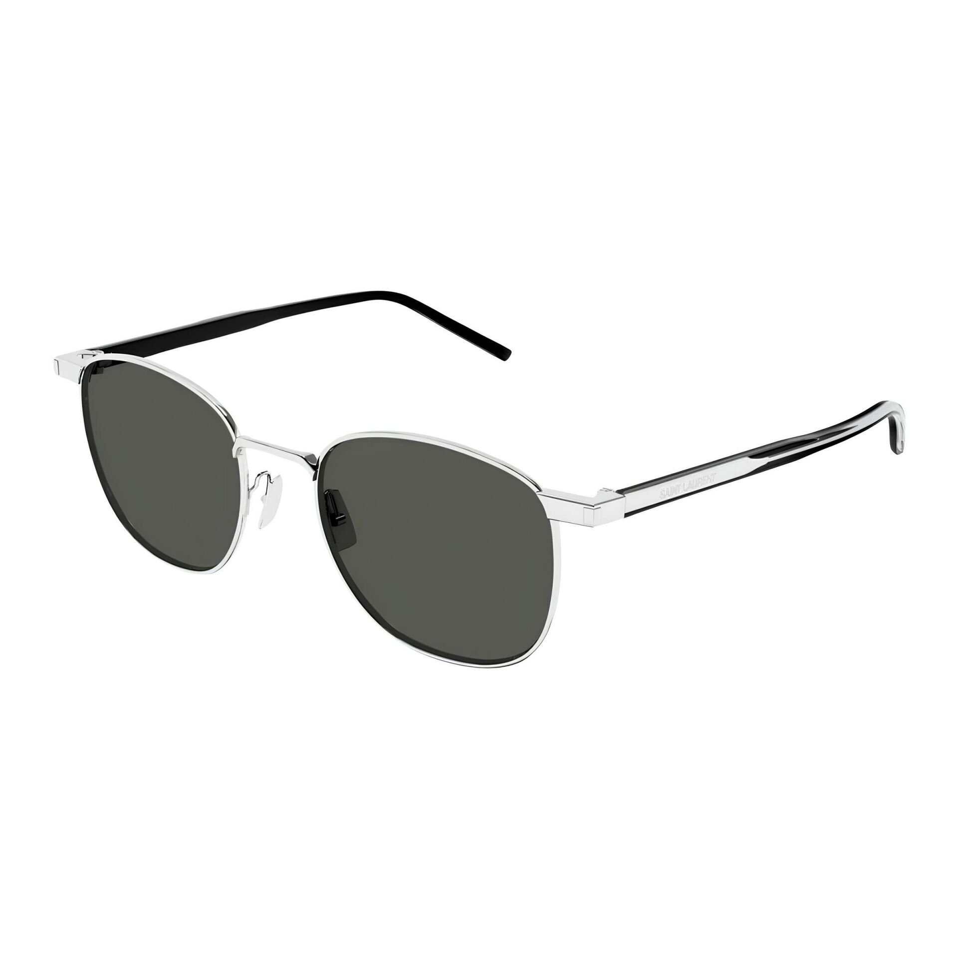Saint Laurent SL 747 Oval Silver Erkek Güneş Gözlüğü
