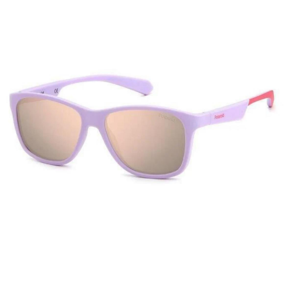Polaroid Pld 8052/S Mor Oval Çocuk Güneş Gözlüğü