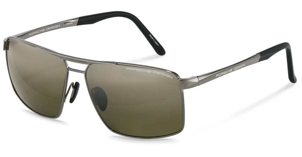 Porsche Design PD 8918 Metal Dikdörtgen Erkek Güneş Gözlüğü