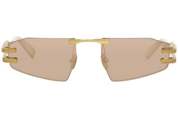 Balmain Fixe Titanyum Dikdörtgen Kadın Güneş Gözlüğü