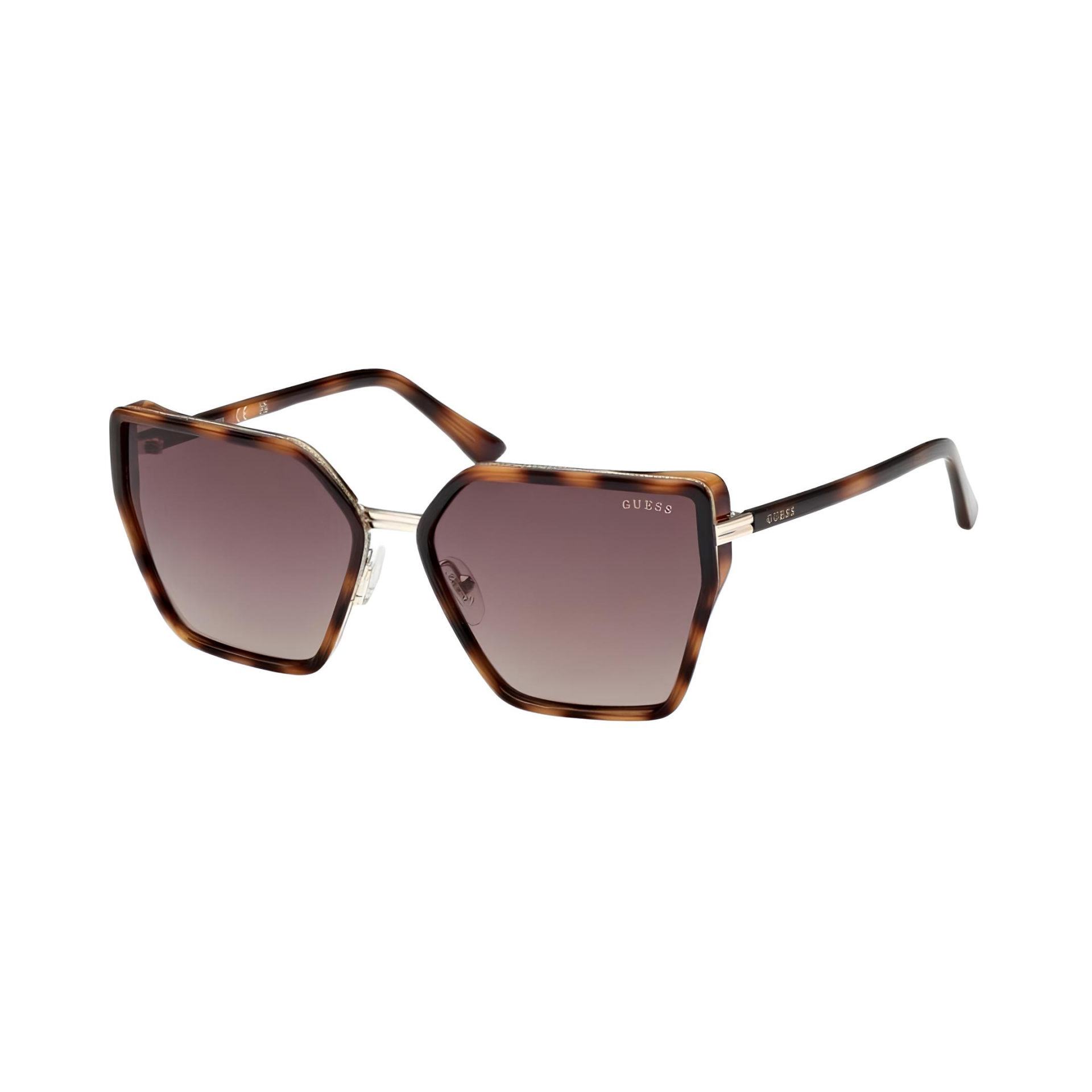 Guess Gu 7871/s Geometrik Leopar Kadın Güneş Gözlüğü