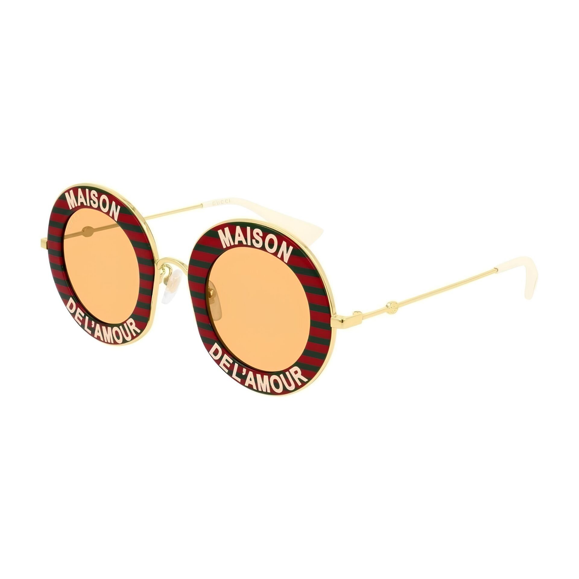 Gucci Gg0113S Gold Yuvarlak Kadın Güneş Gözlüğü