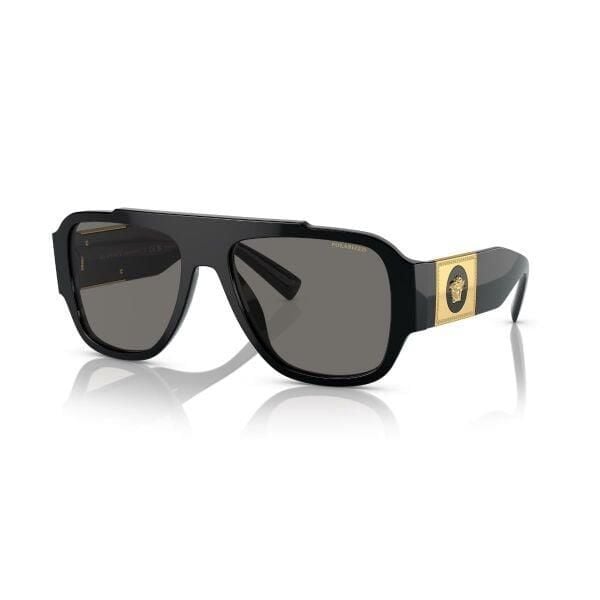 Versace 0Ve 4436U Siyah Oval Unisex Güneş Gözlüğü