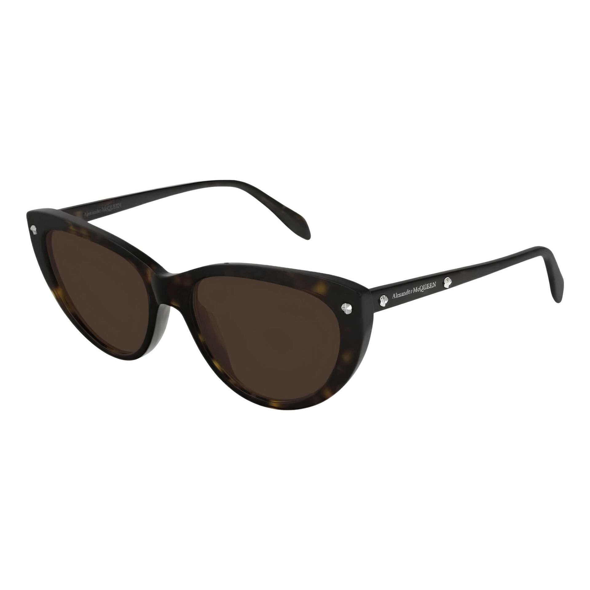 Alexander Mcqueen Am0189S Havana Cat Eye Kadın Güneş Gözlüğü