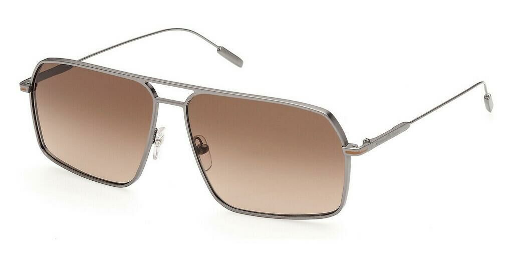 Ermenegildo Zegna Ez 0193 Metal Kare Pilot Erkek Güneş Gözlüğü