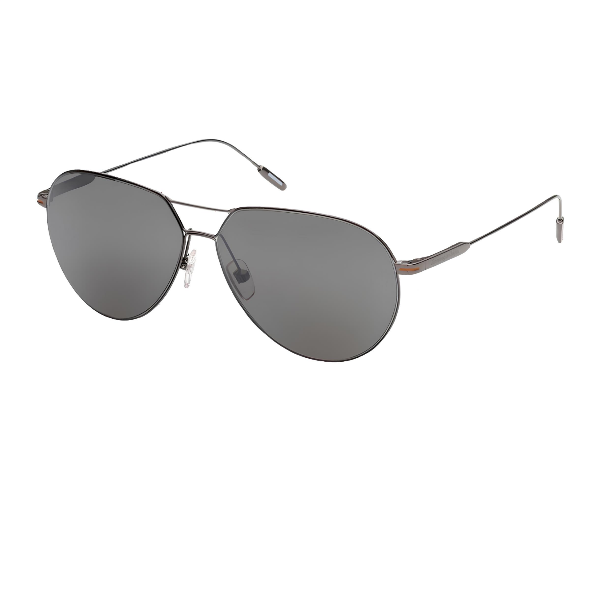 Ermenegildo Zegna 0185 Metal Siyah Erkek Güneş Gözlüğü