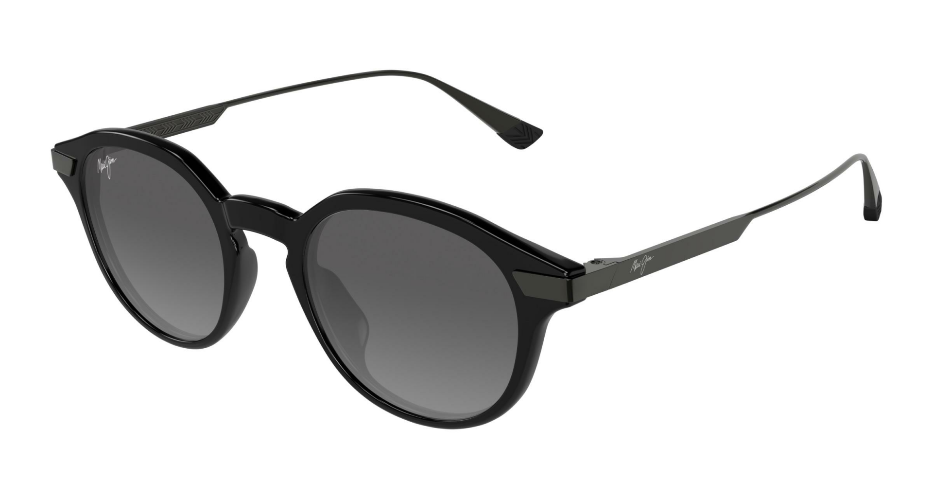 Maui Jim MJ 0622S Yuvarlak Siyah Erkek Güneş Gözlüğü