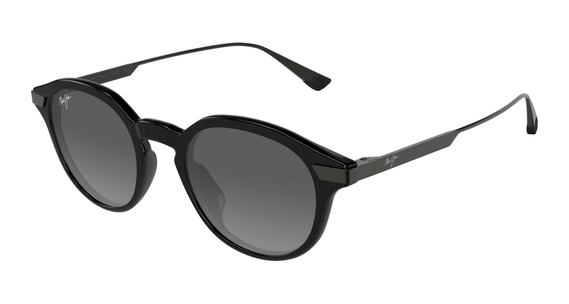Maui Jim MJ 0623S 002 Siyah Yuvarlak Erkek Güneş Gözlüğü
