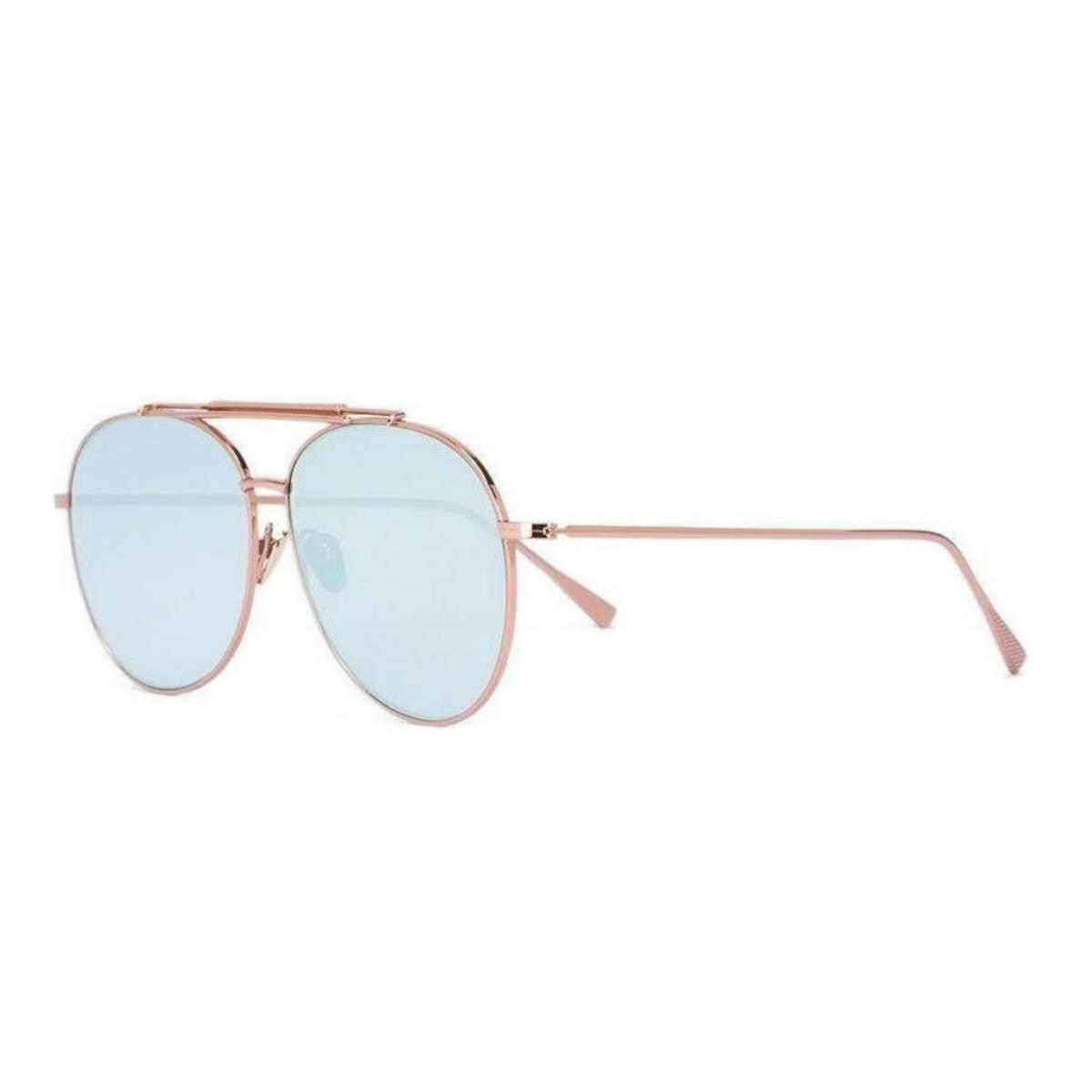 Eque.M Pilot Bottle Zero SPG-M Yuvarlak Titanyum Unisex Güneş Gözlüğü