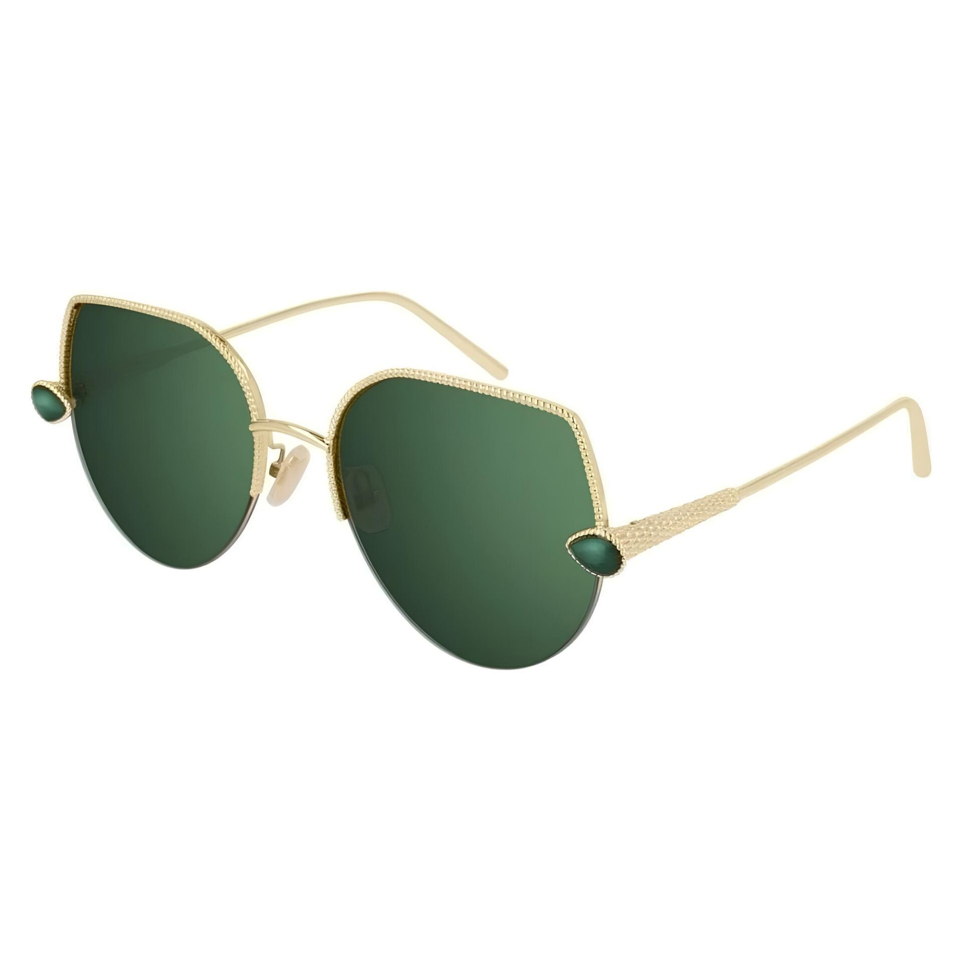Boucheron BC0065S 003 Taşlı Cat Eye Kadın Güneş Gözlüğü