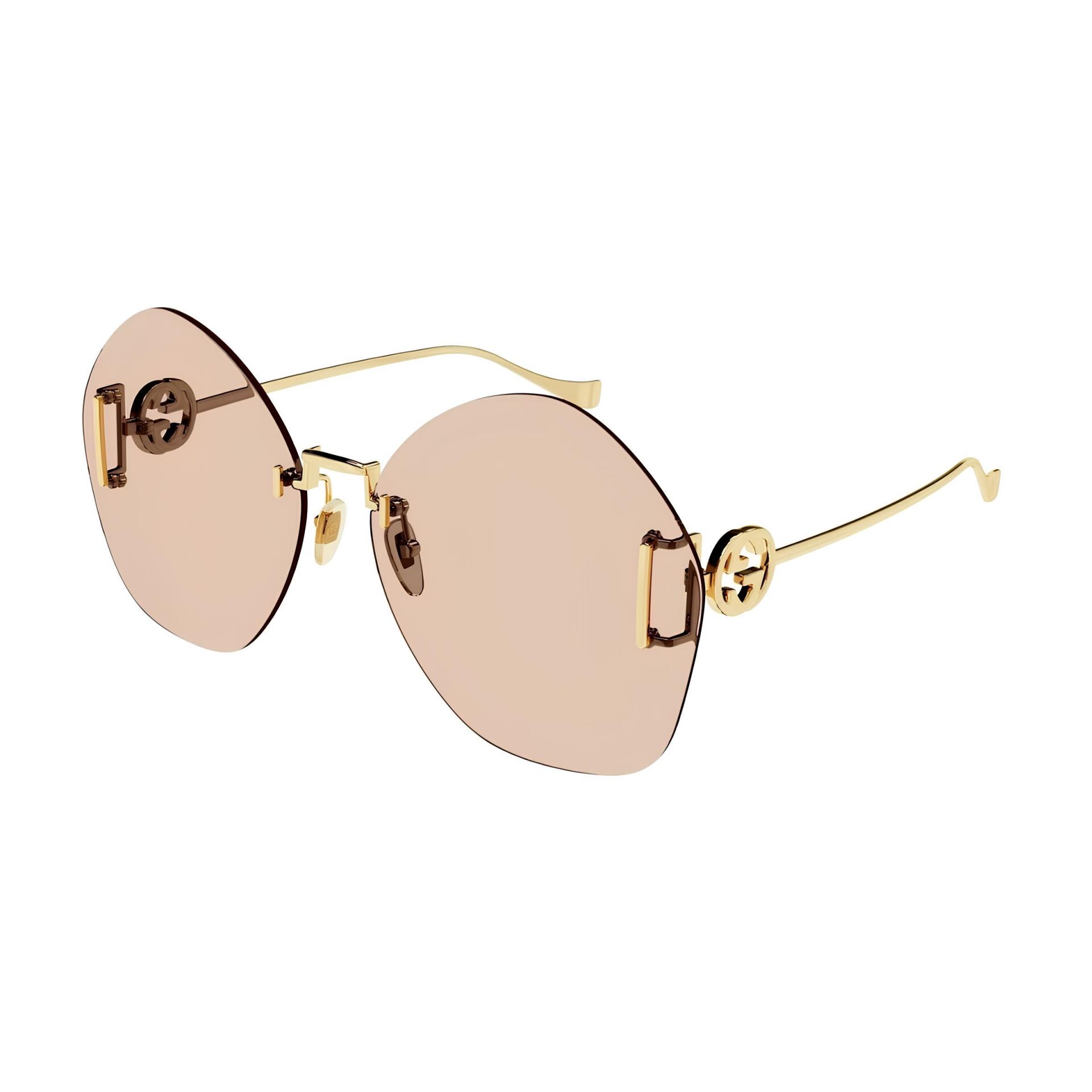 Gucci Gg1203s Metal Yuvarlak Kadın Güneş Gözlüğü