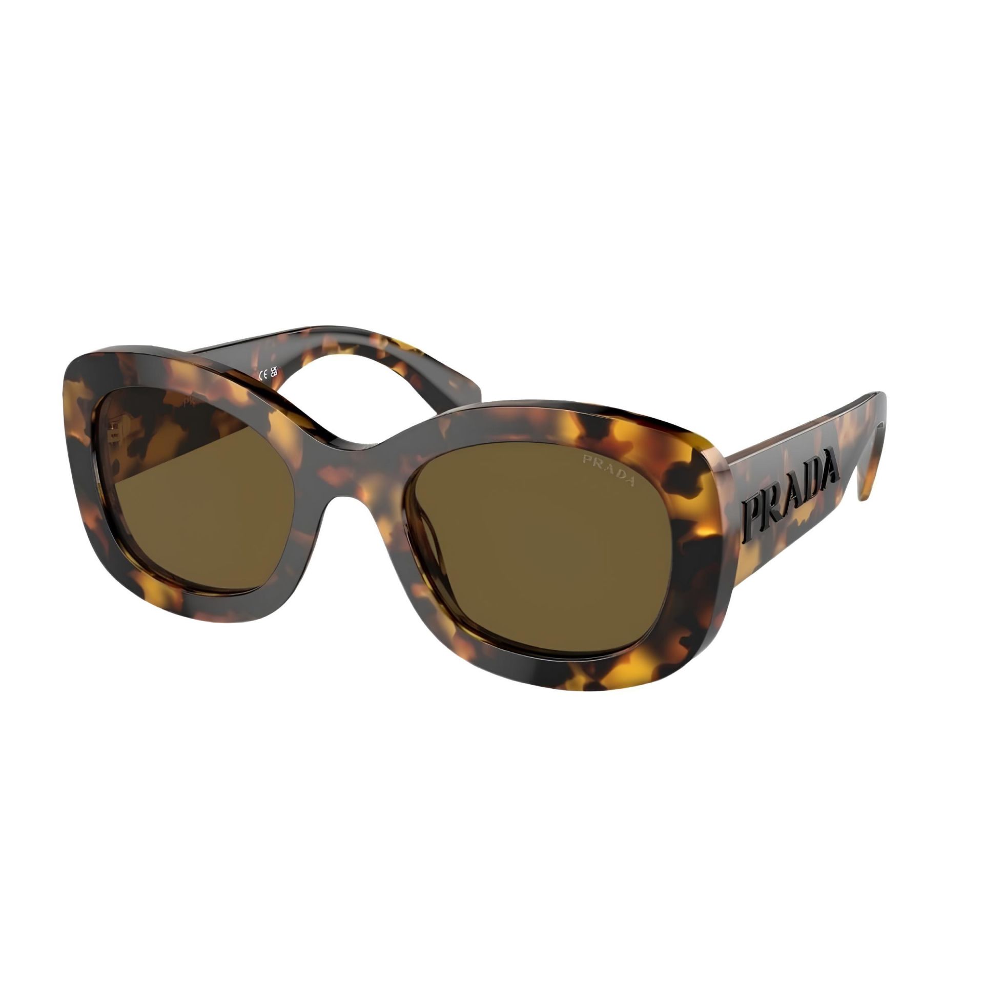 Prada 0Pr A13S Leopar Oval Kadın Güneş Gözlüğü