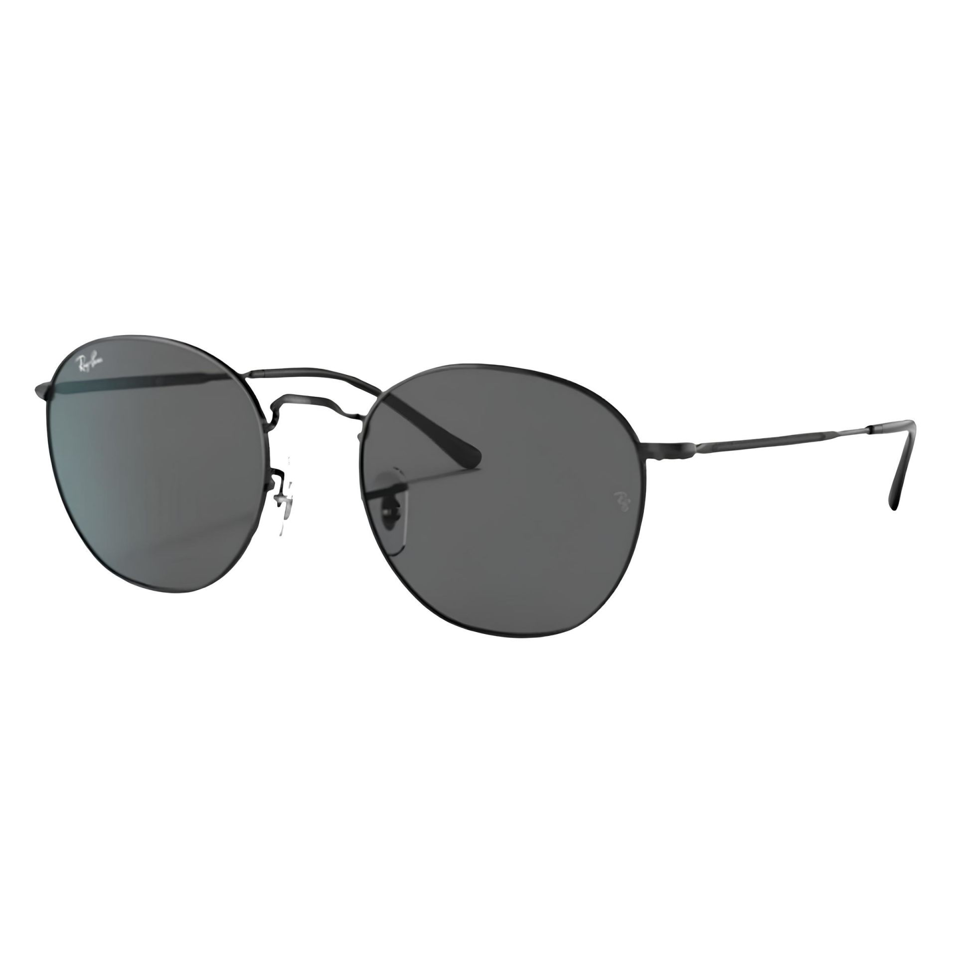 Ray-Ban RB 3772 Metal Yuvarlak Siyah Unisex Güneş Gözlüğü