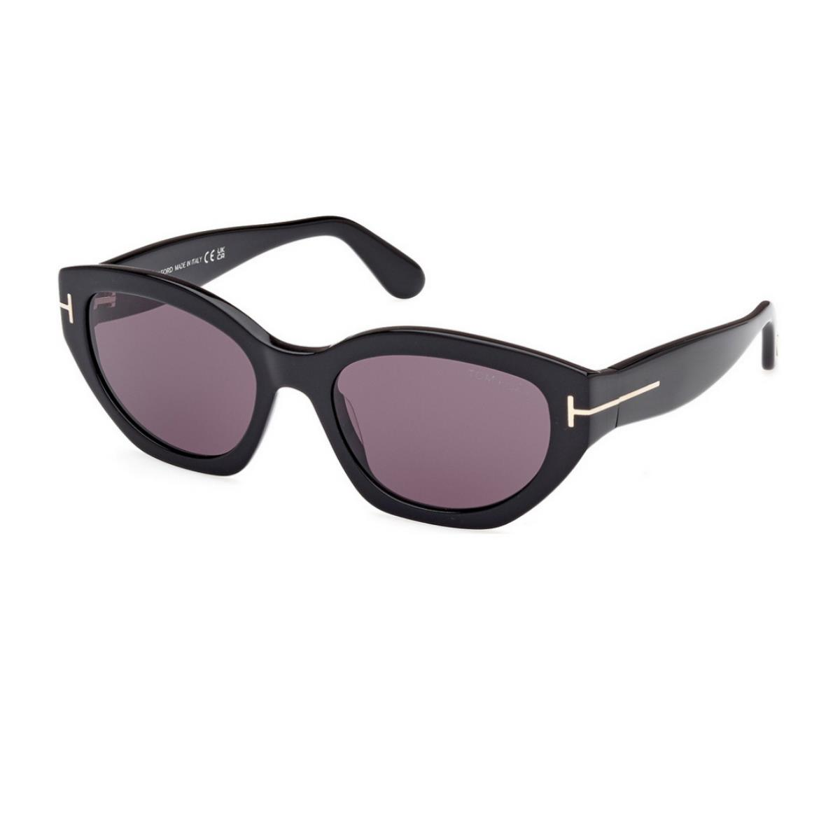 Tom Ford FT1086/S Oval Siyah Kadın Güneş Gözlüğü