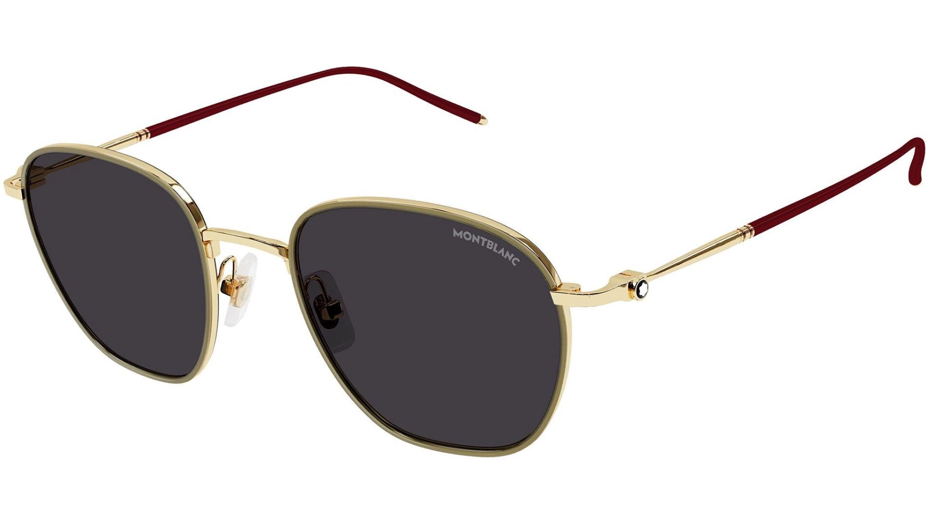 Montblanc Mb0160s Metal Yuvarlak Erkek Güneş Gözlüğü