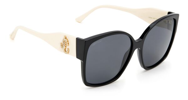 Jimmy Choo Noemi/S Kelebek Siyah Beyaz Kadın Güneş Gözlüğü