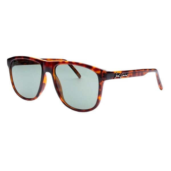 Saint Laurent SL 334 Oval Leopar Unisex Güneş Gözlüğü