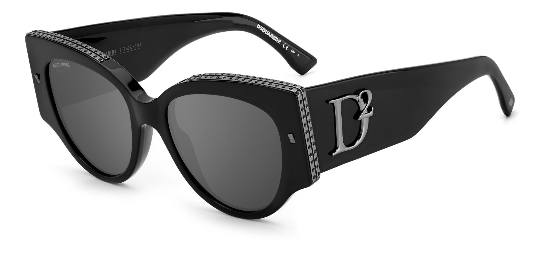 Dsquared2 D2 0032/S Mat Siyah Cat Eye Kadın Güneş Gözlüğü