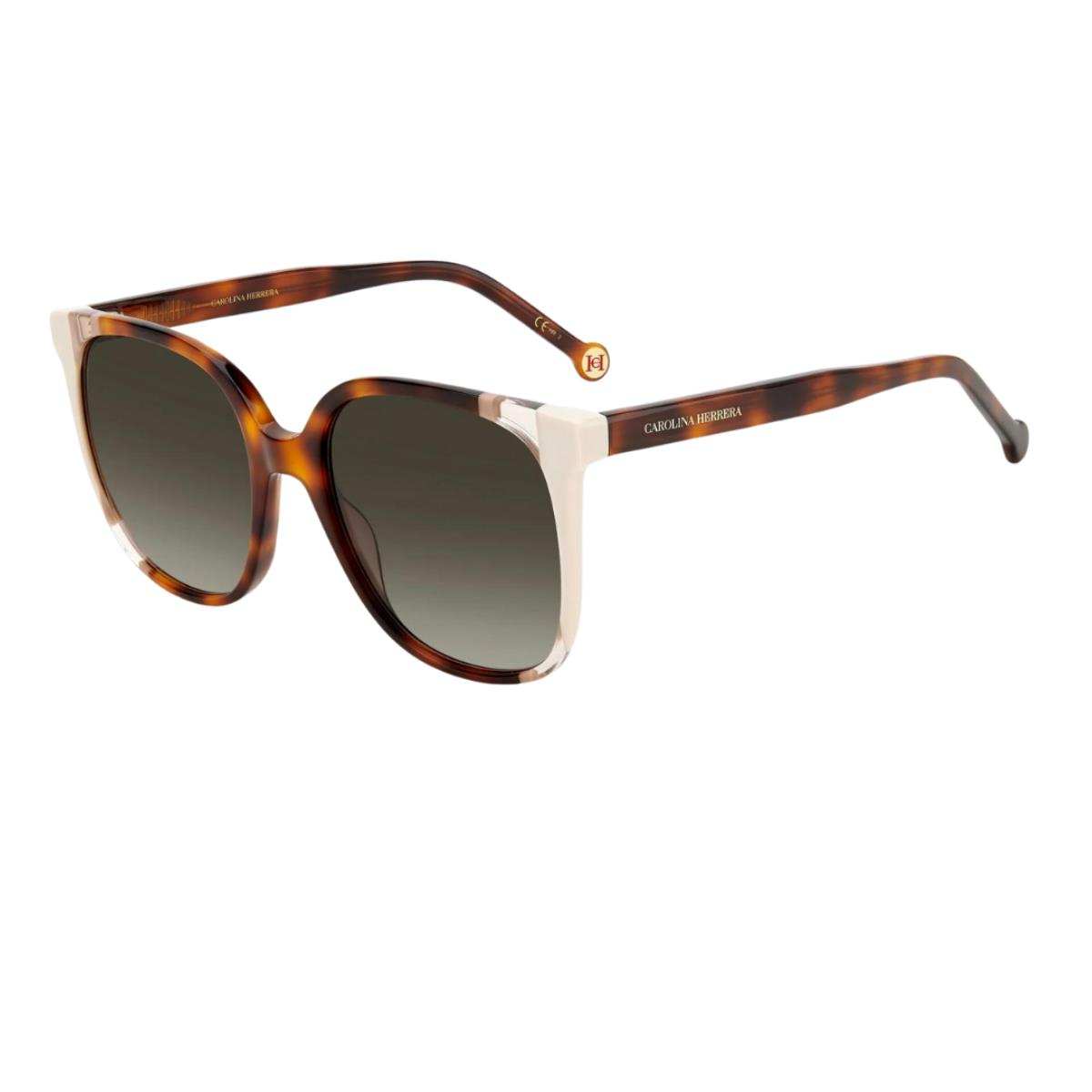 Carolina Herrera Ch 0062/S Leopar Yuvarlak Kadın Güneş Gözlüğü