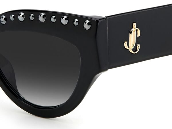 Jimmy Choo Sonja/G/N/S Siyah Taşlı Cat Eye Kadın Güneş Gözlüğü