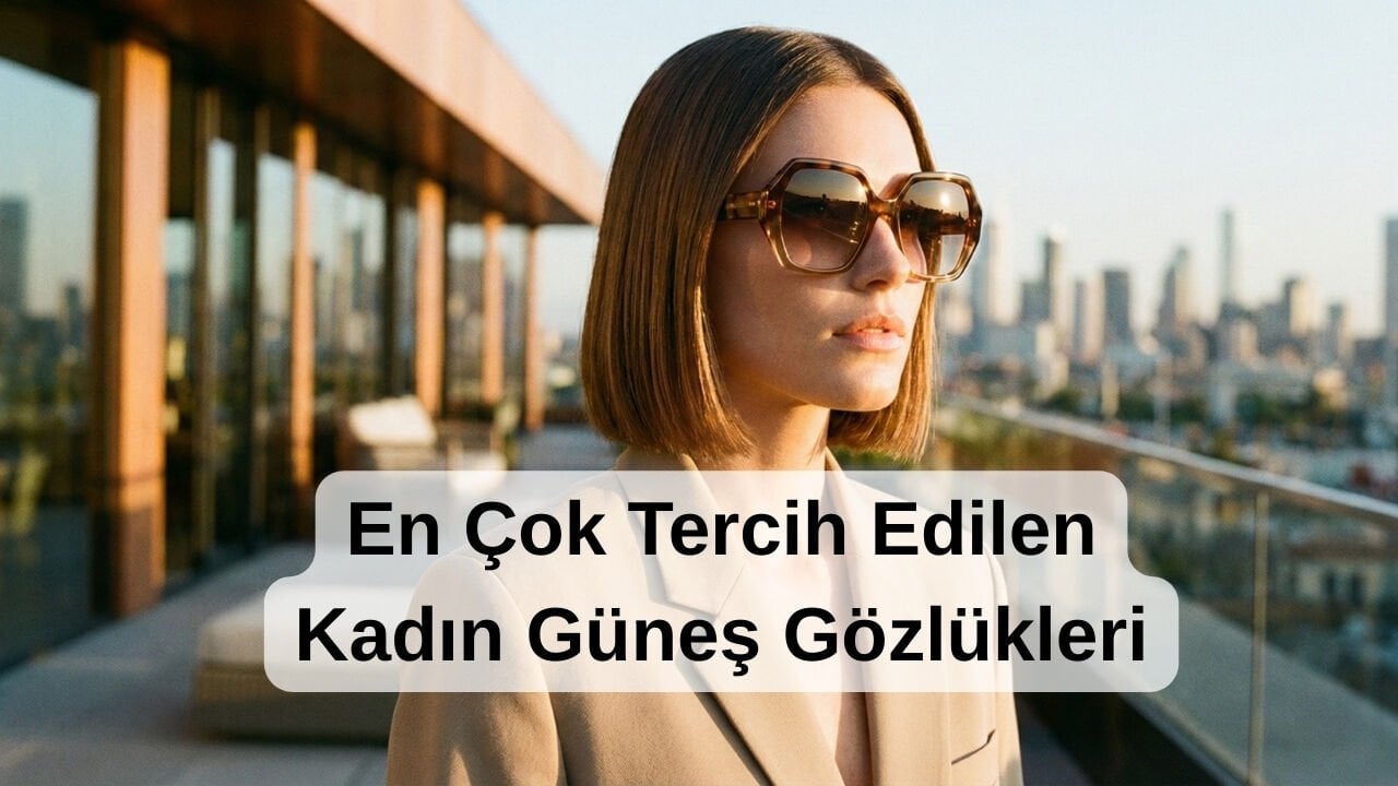 2026'nın En Dikkat Çekici Kadın Güneş Gözlükleri