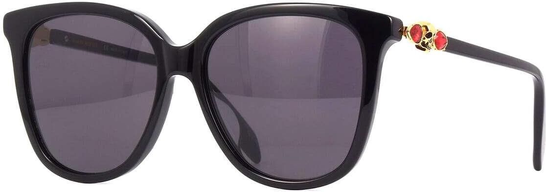 Alexander Mcqueen Taşlı Kelebek Siyah Kadın Güneş Gözlüğü