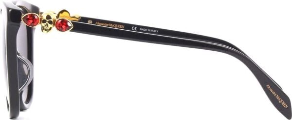 Alexander Mcqueen Taşlı Kelebek Siyah Kadın Güneş Gözlüğü