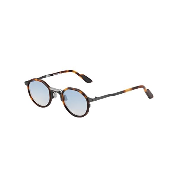 Movitra Combo Titanyum Leopar Yuvarlak Unisex Güneş Gözlüğü