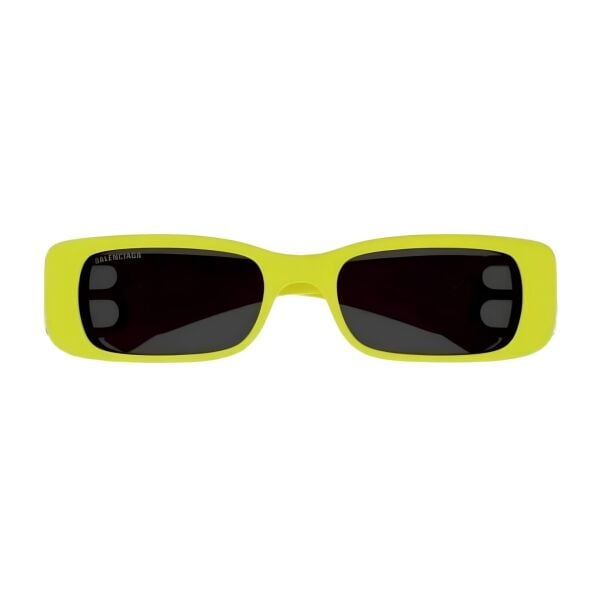 Balenciaga Bb0096S Sarı Dikdörtgen Kadın Güneş Gözlüğü