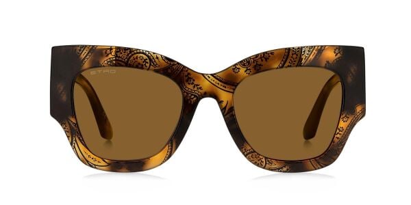 Etro 0076/S Oval Leopar Kadın Güneş Gözlüğü