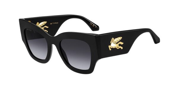 Etro 0076/S Oval Siyah Kadın Güneş Gözlüğü