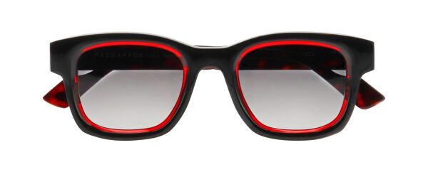 Face A Face Shadow 1 Kare Siyah Kırmızı Kadın Güneş Gözlüğü
