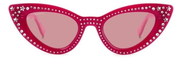 Dsquared2 D2 0092/N/S Cat Eye Pembe Kadın Güneş Gözlüğü