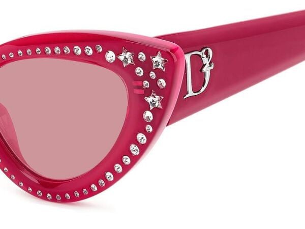 Dsquared2 D2 0092/N/S Cat Eye Pembe Kadın Güneş Gözlüğü