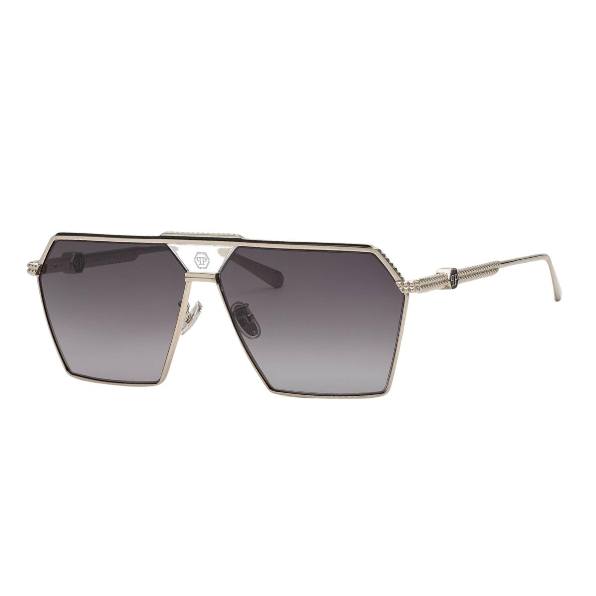 Philipp Plein SPP076M 0579 Geometrik Unisex Güneş Gözlüğü