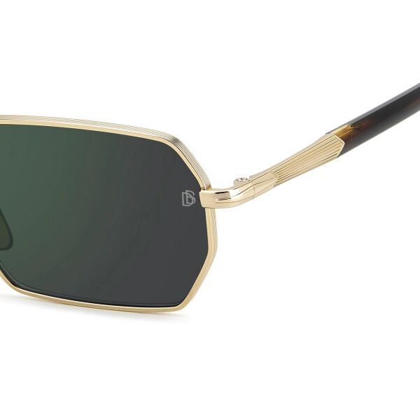 David Beckham Db 1174/s Gold Leopar Dikdörtgen Erkek Güneş Gözlüğü