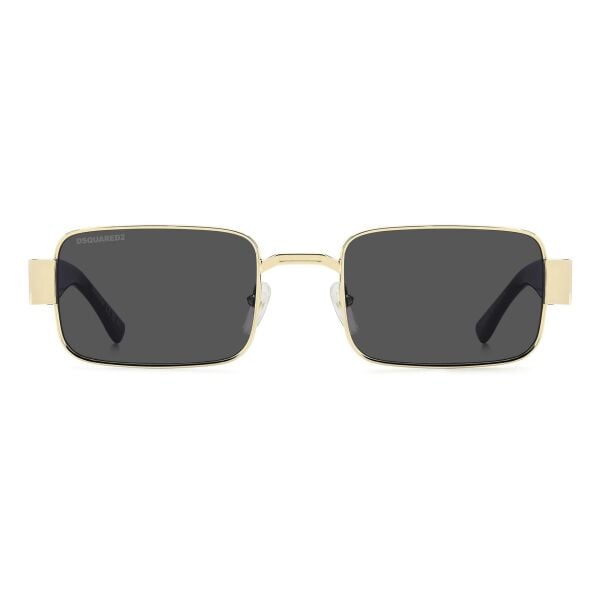 Dsquared2 D2 0156/s Gold Siyah Dikdörtgen Kadın Güneş Gözlüğü