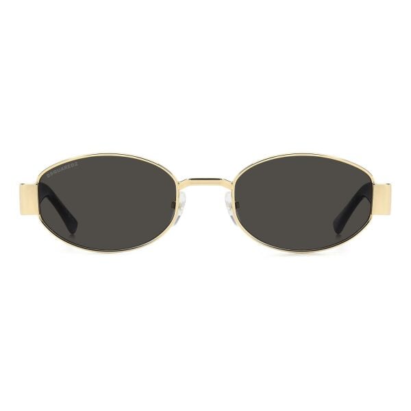Dsquared2 D2 0155/S Yuvarlak Gold Siyah Kadın Güneş Gözlüğü