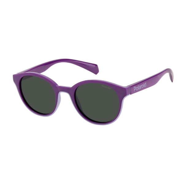 Polaroid Kids Pld 8040/S Lila Yuvarlak Çocuk Güneş Gözlüğü