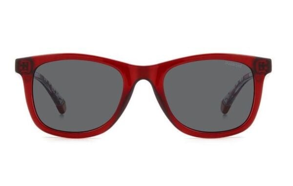 Polaroid Pld 8060/S Oval Kırmızı Çocuk Güneş Gözlüğü