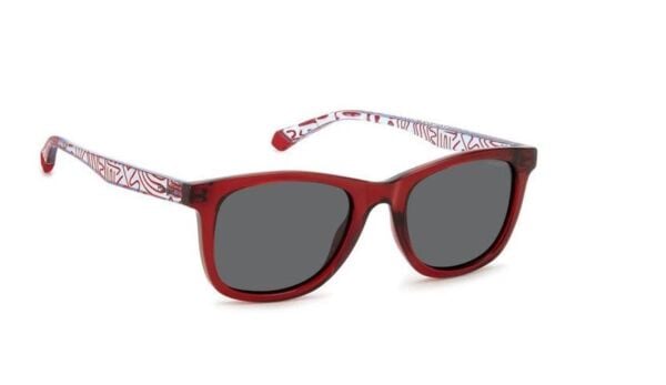 Polaroid Pld 8060/S Oval Kırmızı Çocuk Güneş Gözlüğü
